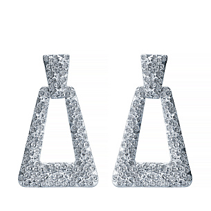 Пусеты из серебра