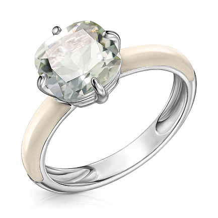 Кольцо из серебра с эмалью