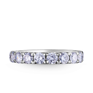 Кольцо из белого золота с бриллиантом