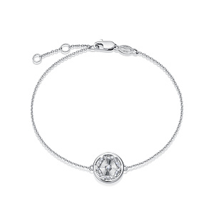 Браслет из белого золота с бриллиантами