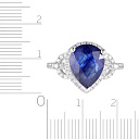 Кольцо из белого золота с бриллиантами