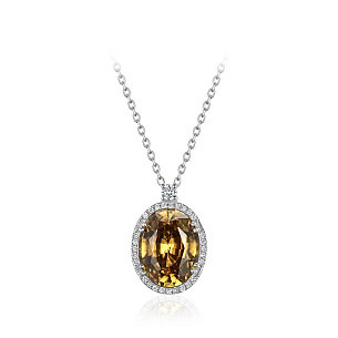 Колье из белого золота