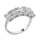 Кольцо из белого золота с бриллиантами