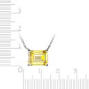 Колье из серебра с фианитом