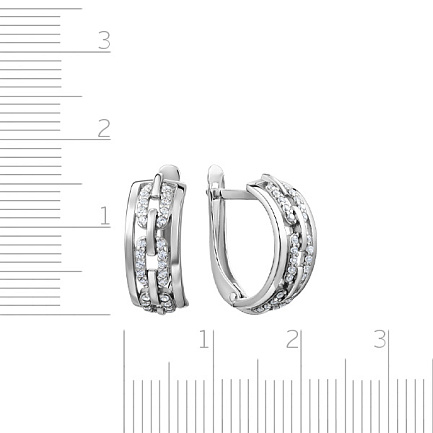 Серьги из серебра