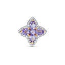 Подвеска из красного золота с бриллиантами, танзанитом