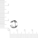 Моносерьга из серебра