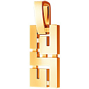 Подвеска из красного золота