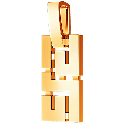 Подвеска из красного золота