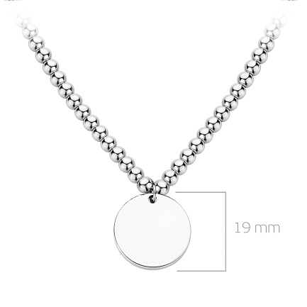 Колье из серебра