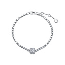 Браслет из белого золота с бриллиантами