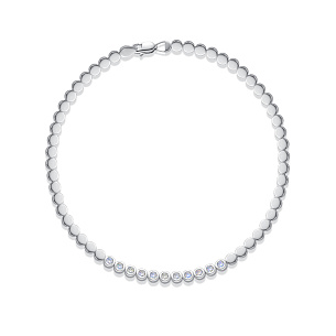 Браслет из белого золота с бриллиантом