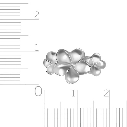 Кольцо из белого золота