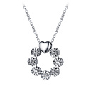 Колье из серебра с бриллиантом