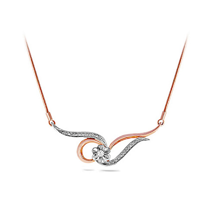 Колье из красного золота