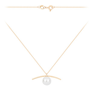 Колье из красного золота