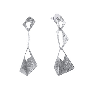 Пусеты из серебра