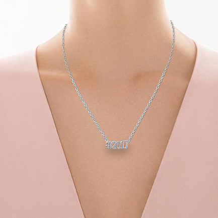 Колье из серебра