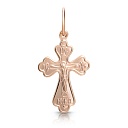 Крест из красного золота