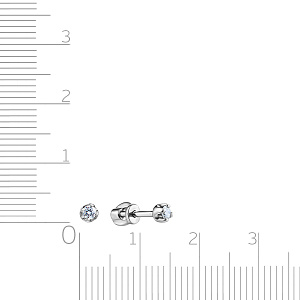 Серьги Пусеты