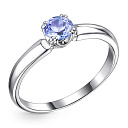 Кольцо из белого золота