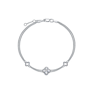 Браслет из белого золота с бриллиантами