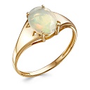 Кольцо из красного золота с опалом