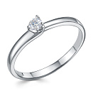 Кольцо из платины с бриллиантом