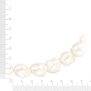 Бусы из барочного жемчуга с золотым замком