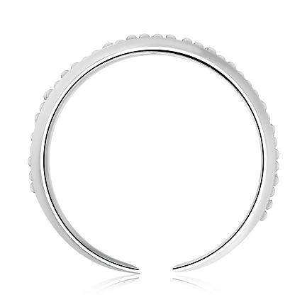 Кольцо из серебра с фианитом