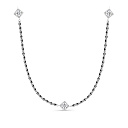 Колье из серебра с фианитами