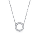 Колье из белого золота с бриллиантами