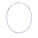 Бусы из красного золота с жемчугом