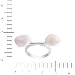 Кольцо из серебра с перламутром