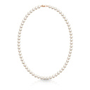 Бусы из красного золота с жемчугом