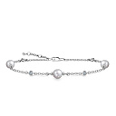 Браслет декоративный из белого золота с бриллиантами