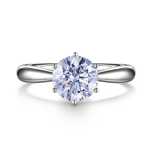 Кольцо из белого золота