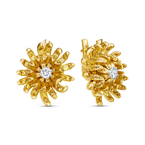 Серьги с английским замком 12-22263-6300