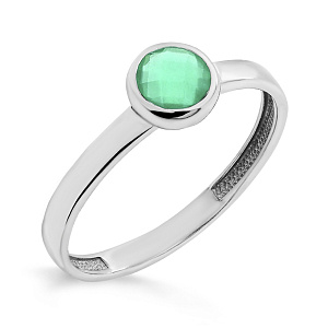 Кольцо из серебра с алпанитом