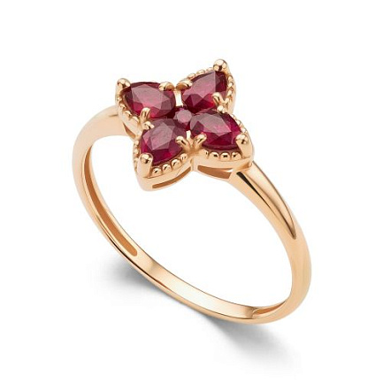 Кольцо из красного золота