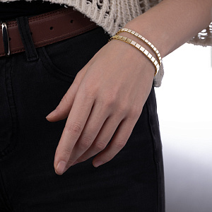 Браслет декоративный из серебра