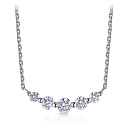 Колье из белого золота с бриллиантами