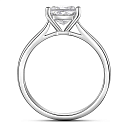 Кольцо из белого золота с бриллиантом