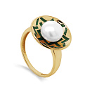 Кольцо из серебра с жемчугом