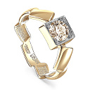 Кольцо из желтого золота с бриллиантом