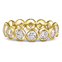 Кольцо из желтого золота с бриллиантами