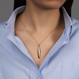 Подвеска из желтого золота