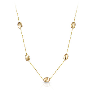 Колье из желтого золота