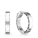 Серьги Конго из серебра