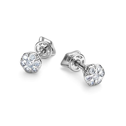 Серьги Пусеты